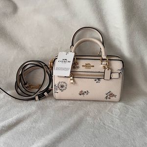 Coach Micro Rowan Crossbody With Dandelion Floral Print